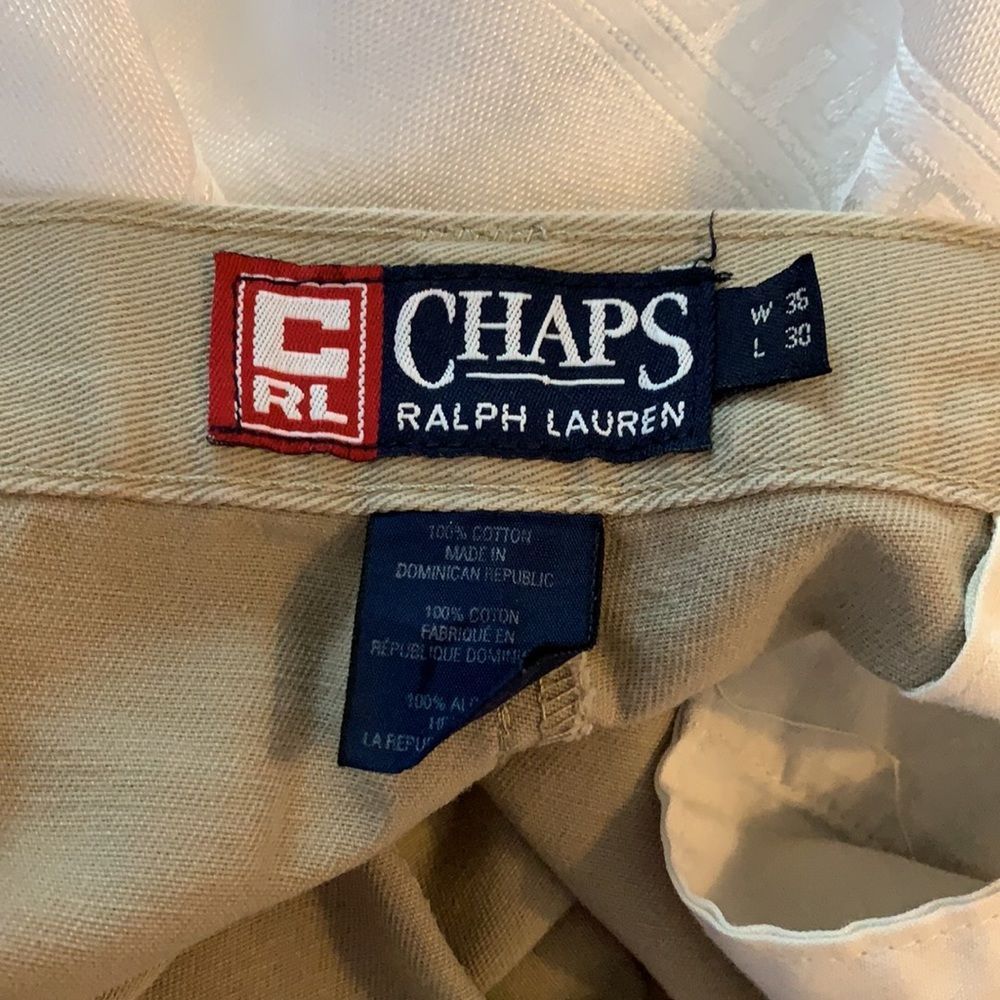 Men’s RL Chaps Khakis, 36*30
